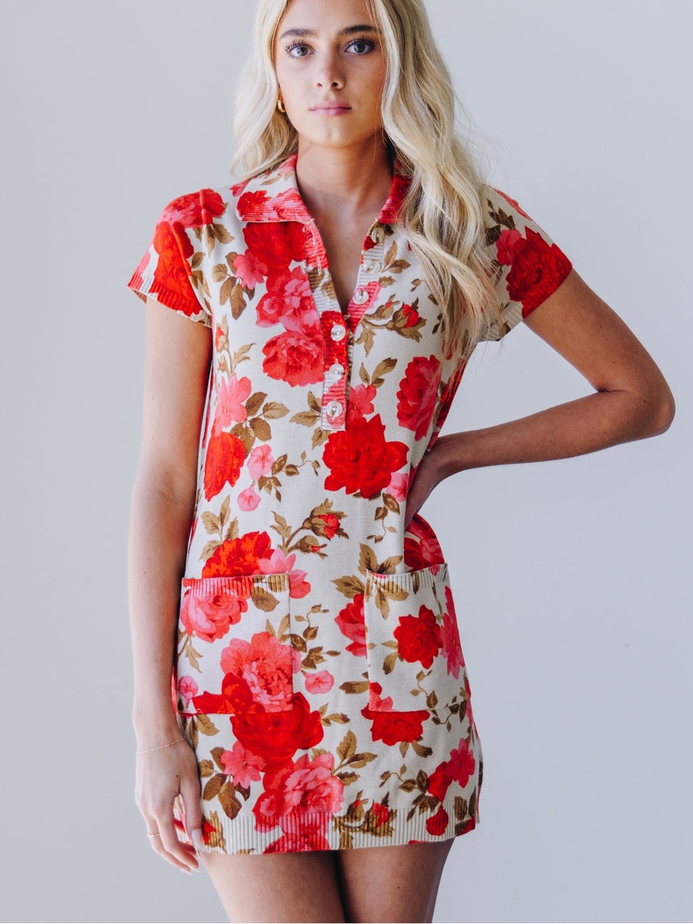 Show Me Your MuMu Dexter Button Sweater Dress